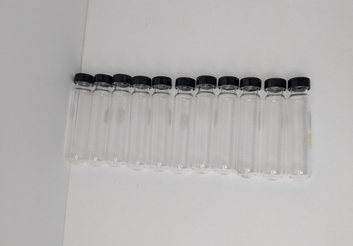 (11) KIMBLE KIMAX Glass 50mL Round Bottom Centrifuge Tube & Screw Cap 45212
