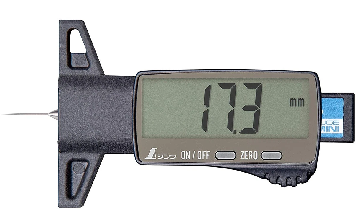 SHNWA DIGITAL DEPTH GAUGE WITH 2 TYPE METAL PROBE 0 25mm 19310