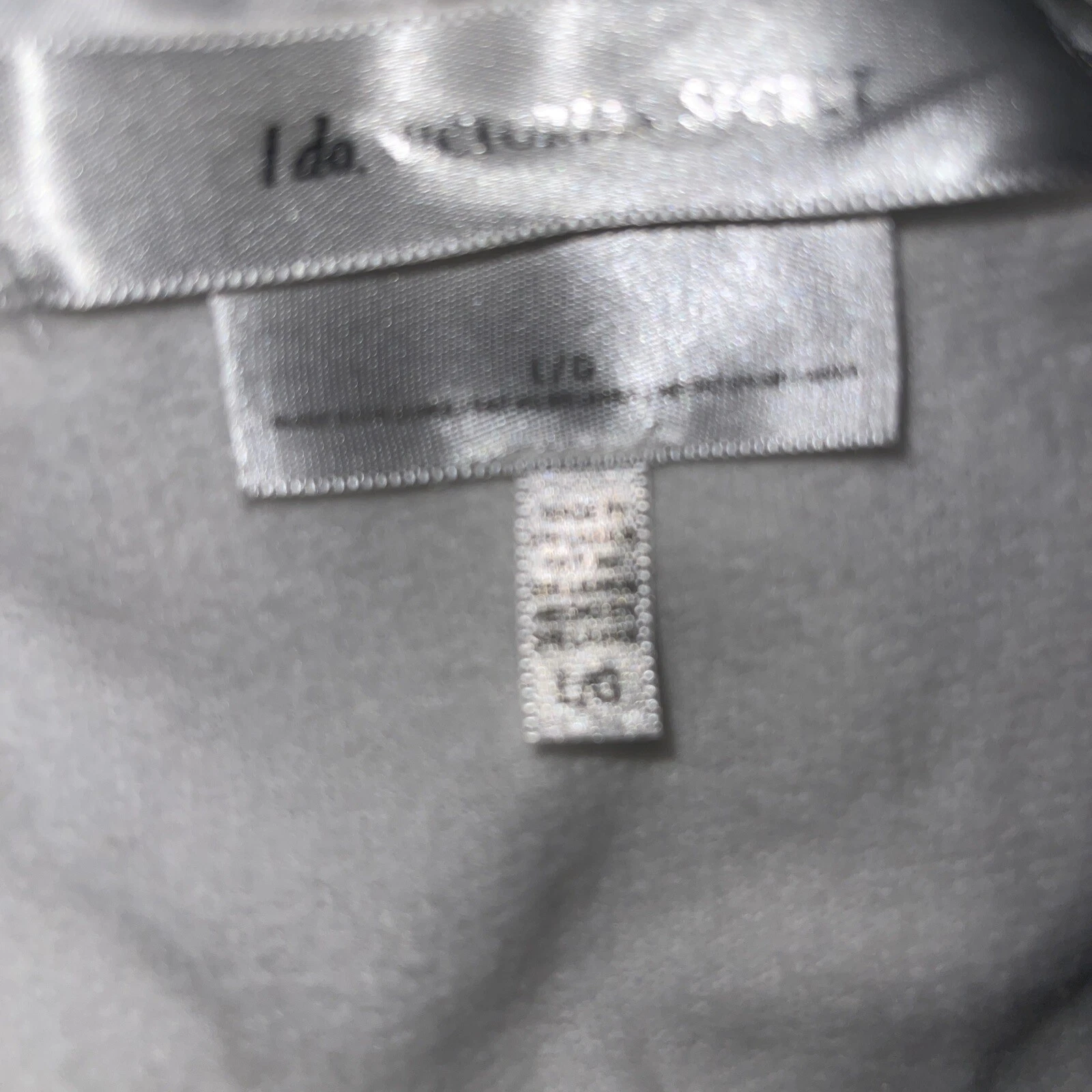 UNDERCOVER Felpa con cappuccio e zip anello diamante bianco Victoria's Secret Bride 'I Do' taglia L