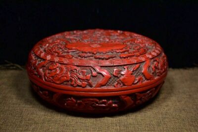オブジェＢＯＸ Chinese Lacquer Ware Handmade Exquisite Box 16914 | eBay