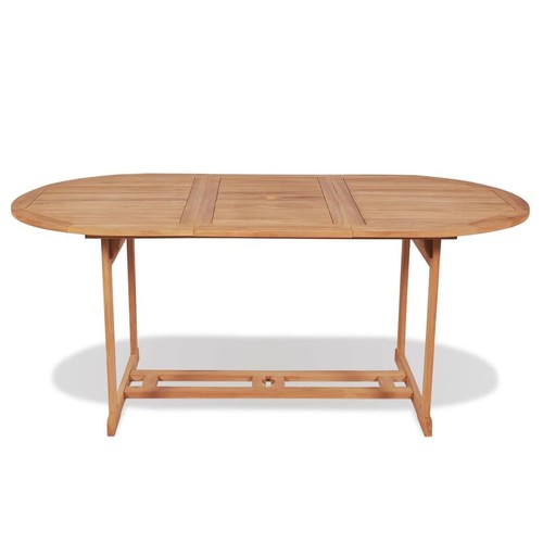 Dining Table 180 x 90 x 75 Teak Garden Furniture I5J0 - Picture 2 of 6