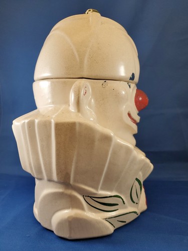 Vintage McCoy Clown Cookie Jar with Lid 1940's Estate Fresh - Picture 4 of 10