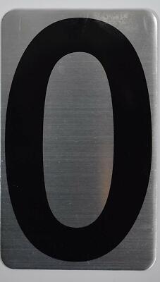 House Letter Sign/Apartment Letter Sign-Letter O(Silver,3x5)-REF24-1027