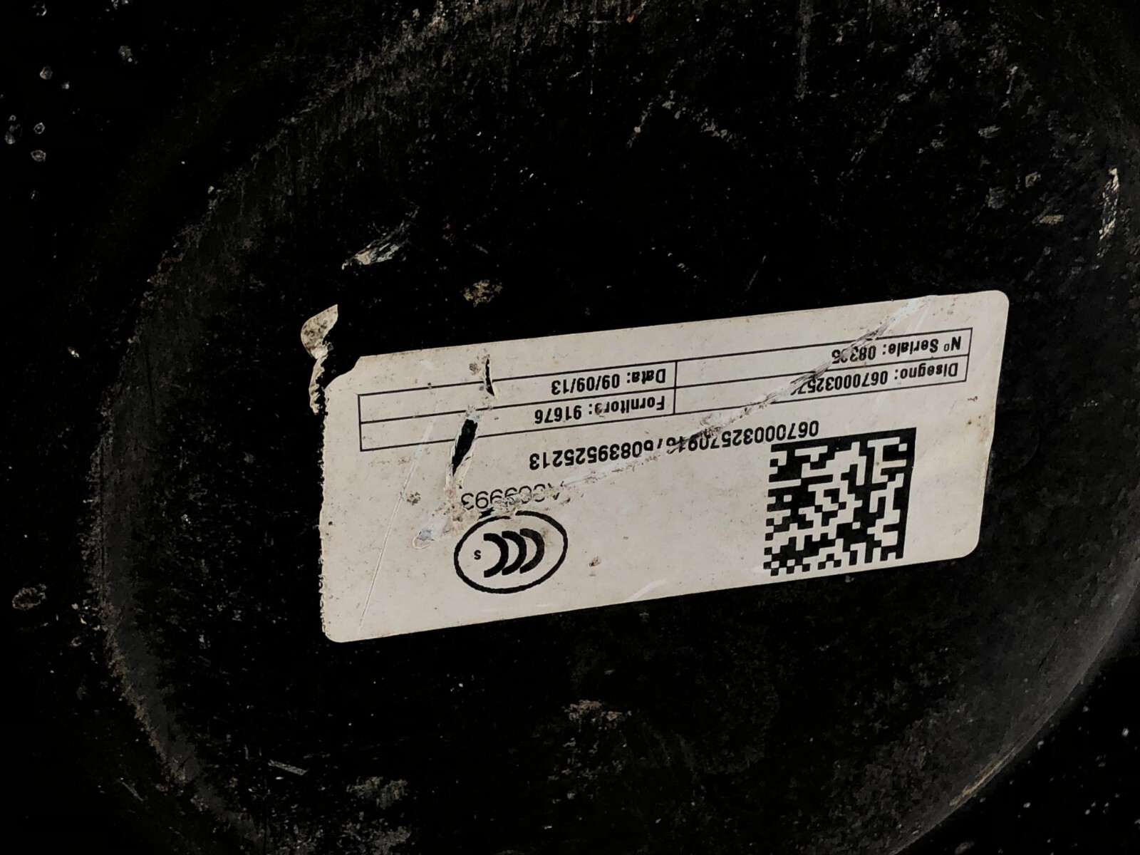 2014-2017 MASERATI GHIBLI FUEL GAS TANK RESERVOIR OEM.