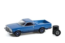 1980 CHEVY EL CAMINO SUPER SPORT AND SPARE TIRES 1/64 scale DIECAST CAR