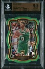 2017 Panini Select Basketball Green Prizm Die-Cut Jayson Tatum #166 PSA 10