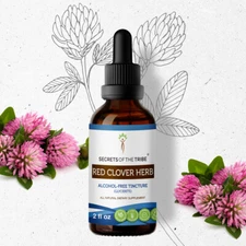 Secrets Of The Tribe Red Clover Herb Tincture Alcohol-FREE