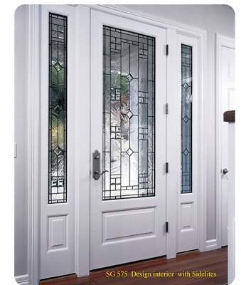Beautiful Interior 3/4 Glass Heritage Doors with sidelights Design 575 ...