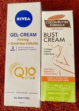Nivea Q10 Plus Firming Cream And Palmers Cocoa Butter Bust Cream