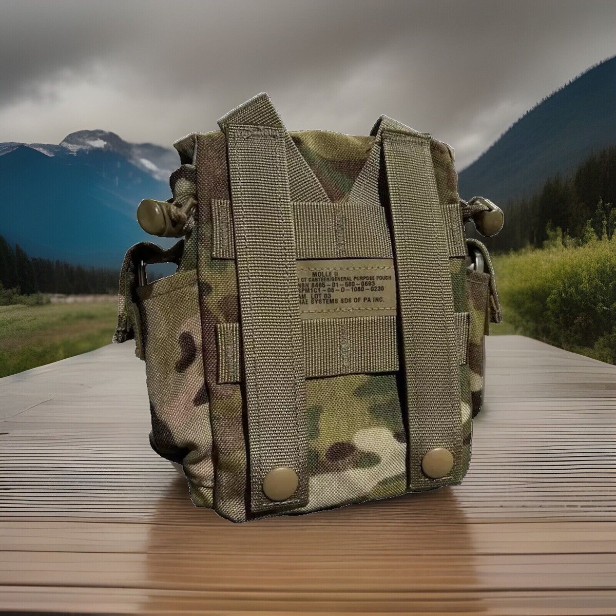 US Army Canteen 33.8oz Field Bottle Pouch Multicam Feldflaschen 