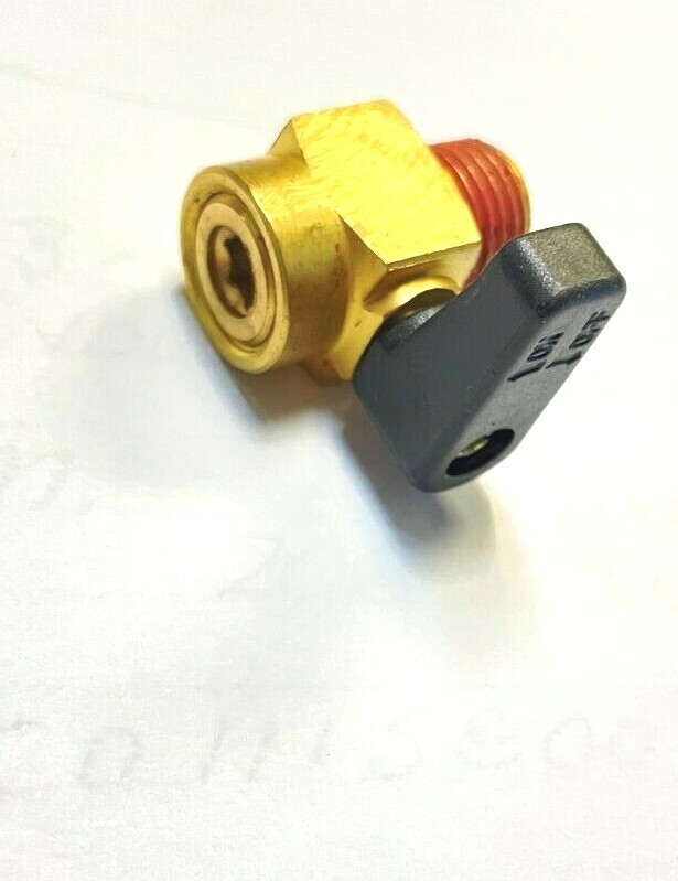 2 EA 1/4" NPT MINI BALL VALVE AIR COMPRESSOR TANK DRAIN FC2002, FC9047062, U6007