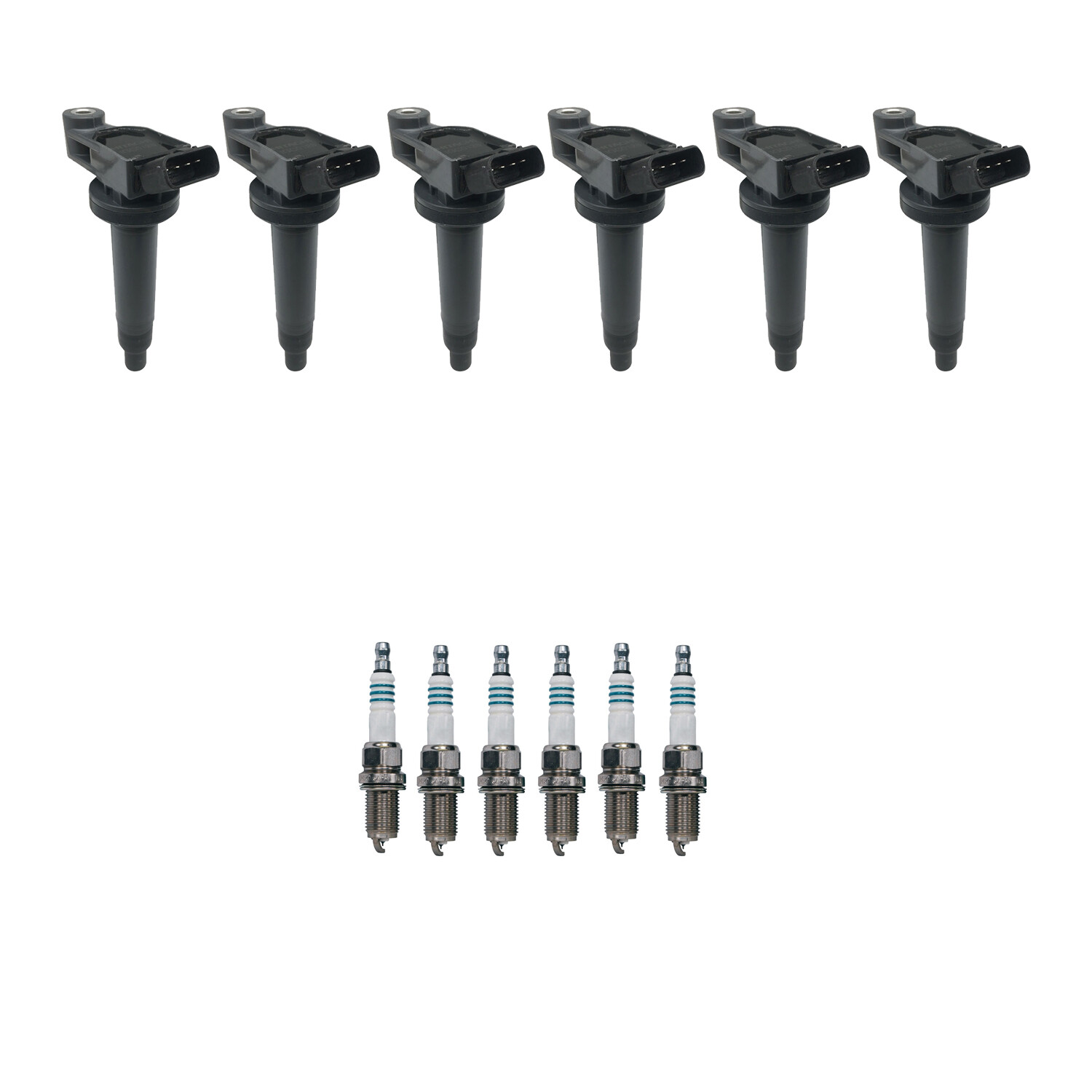 Hitachi 6 Ignition Coil  6 Denso Iridium Spark Plugs Kit For Sienna V6 1MZ-FE