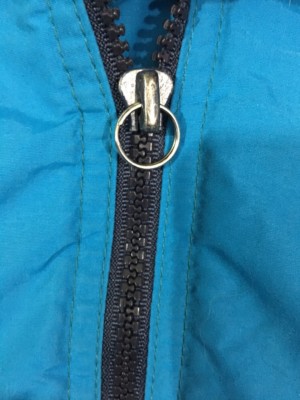 Vintage Patagonia Shelled Jacket Size 13-14 Fleece Lined Blue USA