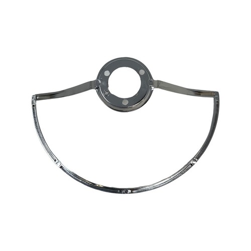 Steering Wheel Chrome Horn D Ring for 60-71 VW Beetle and Ghia - 113951531D - Foto 3 di 3