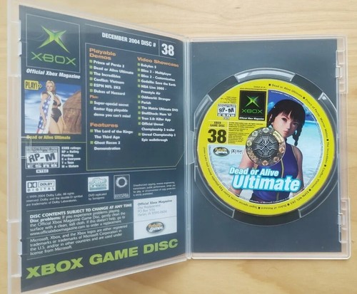 Official Xbox Magazine Game Demo Disc #38 (Microsoft, December 2004) w/ Case - Picture 4 of 13
