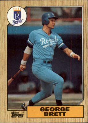 1987 Topps #400 George Brett - NM