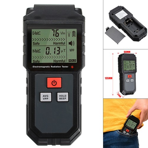 Digital EMF Meter Detector Radiation Tester Geiger