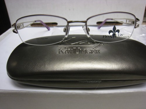 FLEUR DE LIS Eyeglass Frames  Style  SAINT GERMAIN in SILVER  53-18-135   