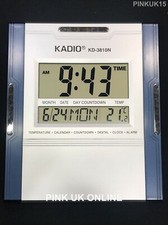 Image of New Jumbo Large Display Digital Time Alarm Timer Temperature Desktop Wall Clock