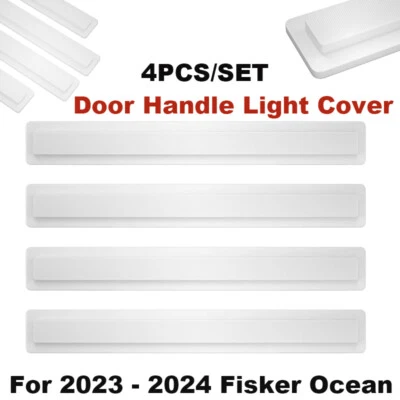 For 2023 - 2024 Fisker Ocean Door Handle Light Cover Replacement - 4PCS/SET - Image 1 of 4