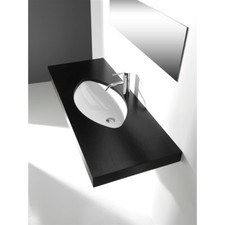 Lavandino Lavabo Bagno sottopiano Design Laguna in Ceramica bianco -varie misure