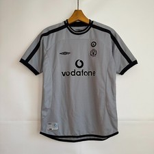 MANCHESTER UNITED 2001 2002 GOALKEEPER FOOTBALL SHIRT SOCCER JERSEY CHILDREN BOY