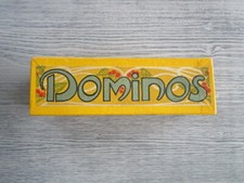 Boite de jeux de dominos ancienne 