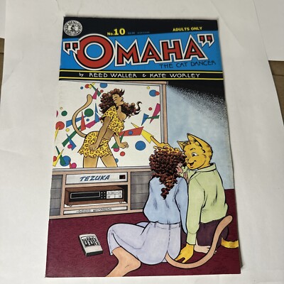 Omaha the Cat Dancer #10 1st Printing Kitchen Sink Comix 1988 VF/NM