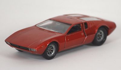 Diecast Model Cars De Tomaso Mangusta 1/43 Minichamps Red Motorhaube Zum Offnen 1969