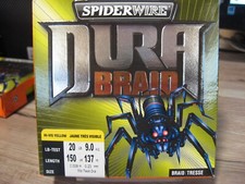 SpiderWire DURA BRAID Braided Fishing Line - 20 LB - 150 Yds - HI-VIS YELLOW