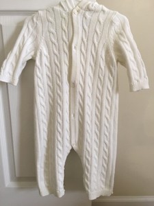 cable knit romper baby