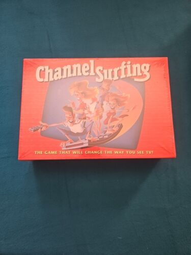 Vintage Milton Bradley Channel Surfing Game 1994- Factory Sealed - Picture 1 of 4