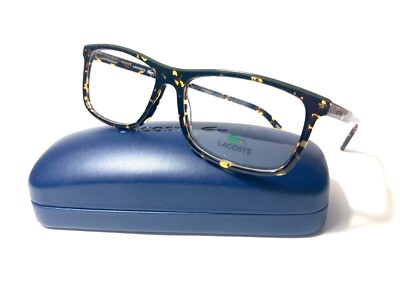 BRAND NEW LACOSTE L2860 215 HAVANA AUTHENTIC EYEGLASSES L 2860 RX 55-15-145 MM