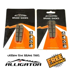 Alligator Carbon Rim Brake Pads Fit Shimano Sram TRP Magura 1 or 2 pack Road MTB