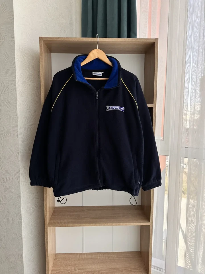 Chaqueta polar de colección Michelin Racing Tires azul marino Foto 4 de 4