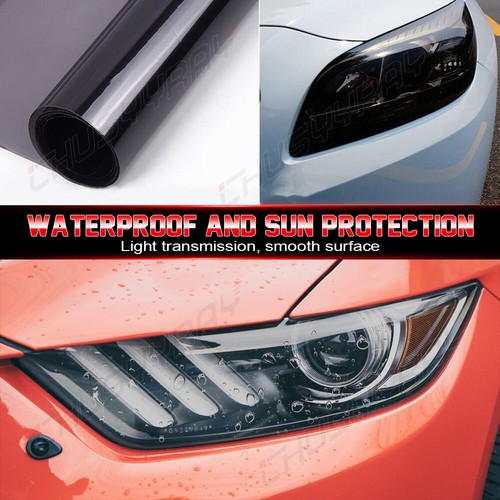 30cmx200cm Licht Schwarz Auto Front Scheinwerfer Folie für BMW 3er E90 2005-2011 - Bild 4 von 11