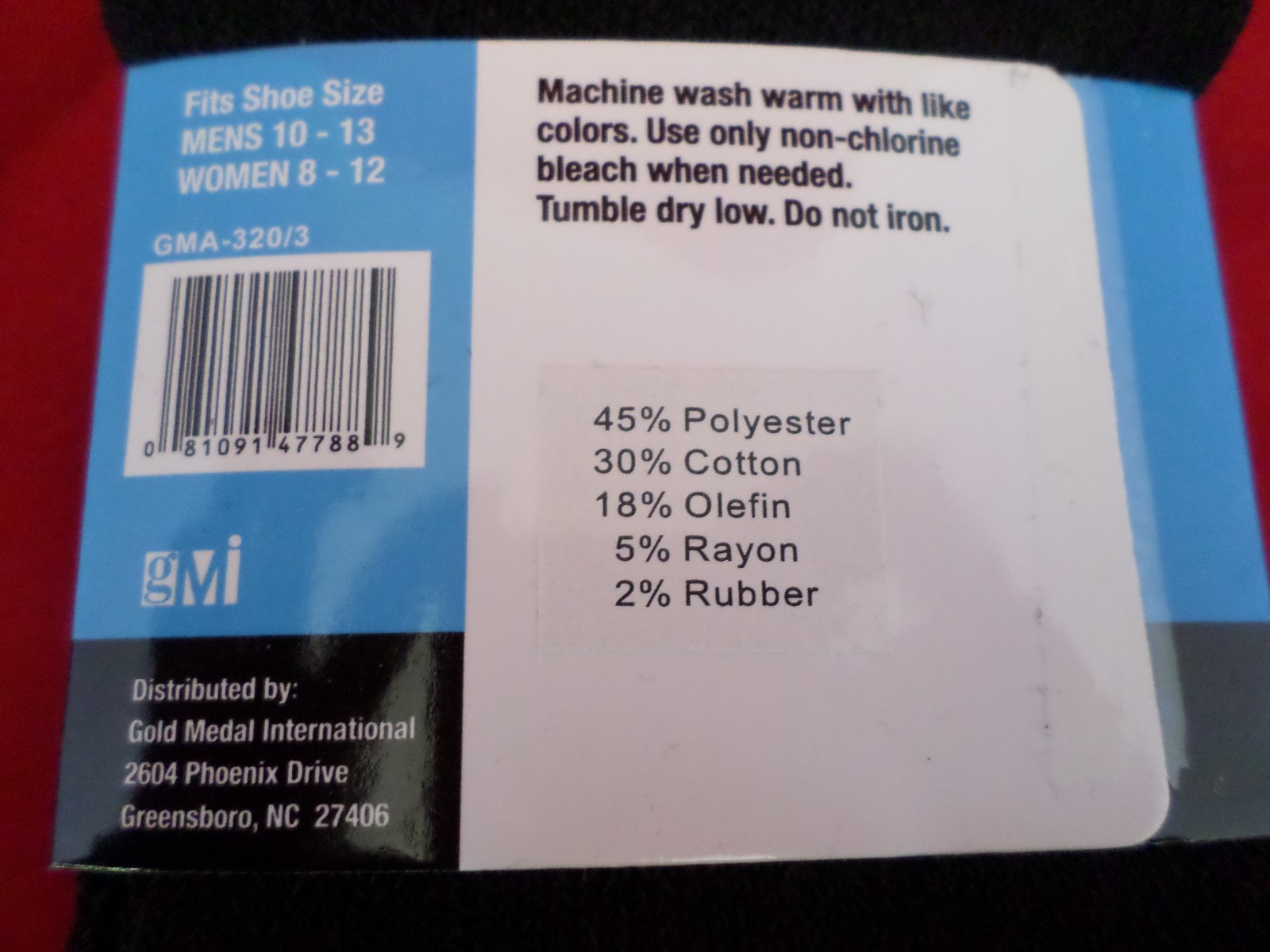 SAOLA 6 Paia Calze Grandi Medaglia Oro No Show Suola Imbottita Sportive Nere 10 13