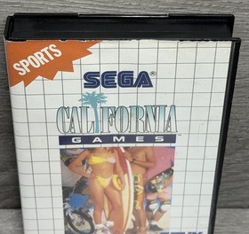 California Games Sega Master System Game Authentic! Good Condition! Tested!