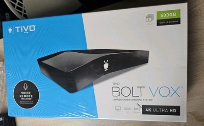 TiVo Bolt Vox 500GB TCD849500V 4k Ultra HD NEW SEALED