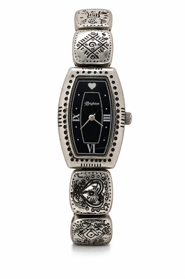 Vintage Brighton BREA Quartz Watch Women Silver Square Bead  display picture 2