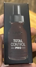 (5) NYX Total Control Pro Drop Foundation, 0.43 FL Oz Deep Ebony