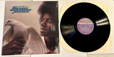 MICHAEL JACKSON-THE BEST OF-1975 OG VINYL LP MOTOWN M5-1941V1 ''IN SHRINK'' MINT!!