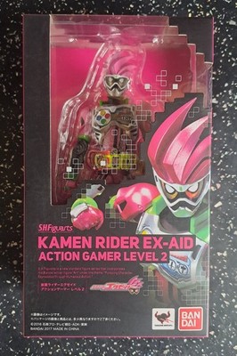 Bandai S.H. Figuarts Kamen Rider Ex-Aid Action Gamer Level 2 Figur [UNGEÖFFNET]