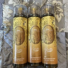 3 Bath & Body Works DISNEY PRINCESS BELLE Fine Fragrance Mist 8 fl oz  NEW!