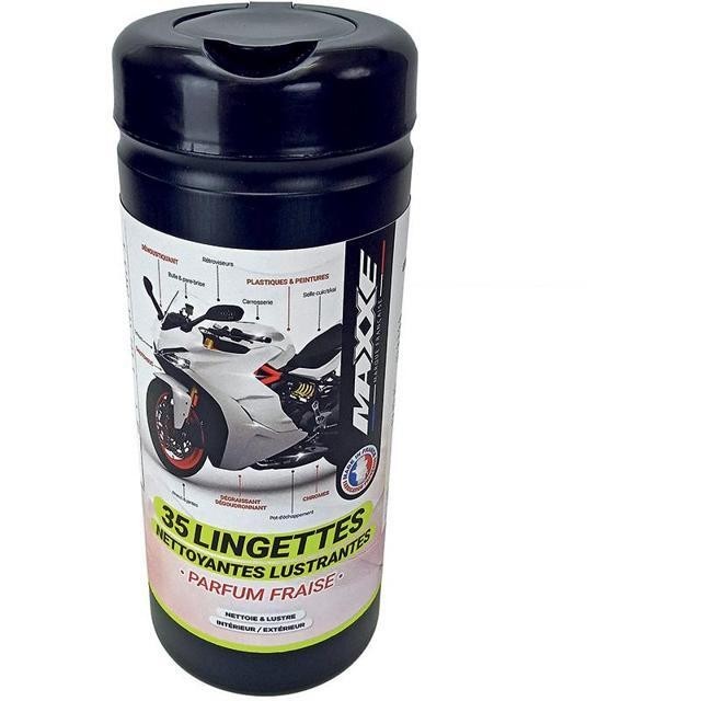Lingettes Nettoyantes MAXXE Senteur Fraise pour Entretien Intérieur de Voiture et Maison