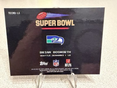 2025 Topps Chrome BRIAN BOSWORTH Tecmo Bowl Case Hit #TECMO-13