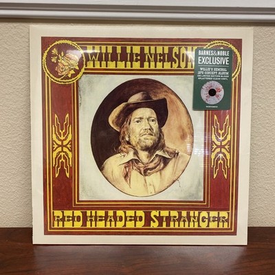 Willie Nelson Red Headed Stranger LP Blood Splattered Clear Vinyl Ltd Ed Sealed