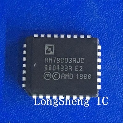 1pcs  AM79C03AJC , DATACOM, TIME SLOT ASSIGNER, PLCC-32 new *kk