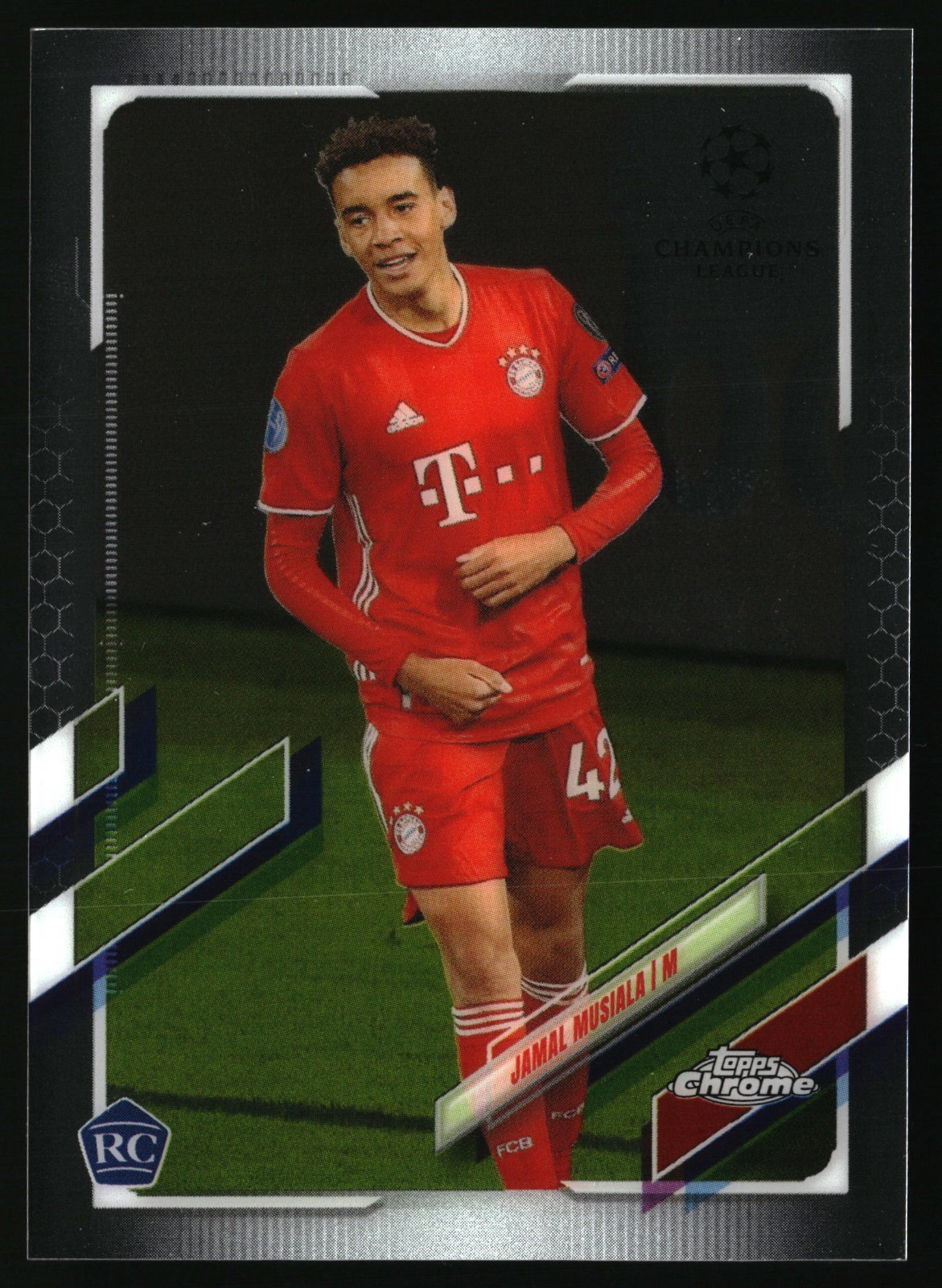 2020-21 Topps Chrome UEFA Jamal Musiala Rookie #81