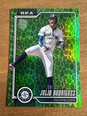 Julio Rodriguez 2026 Topps Series 1 Easter Holiday Green Foil #146 Seattle